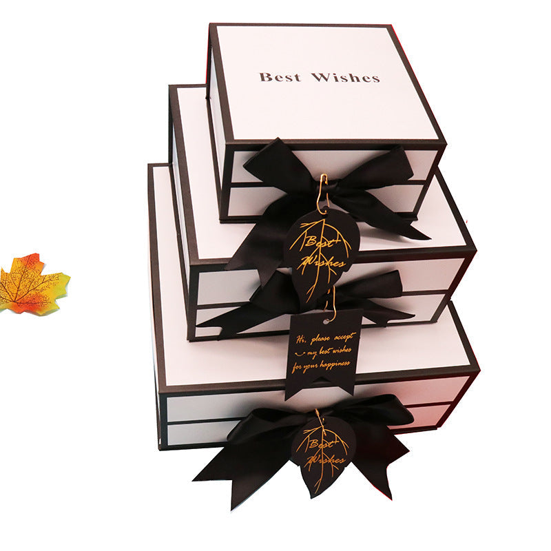 Luxury “Best Wishes” Empty Gift Box & Packaging Set