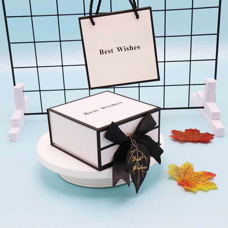 Luxury “Best Wishes” Empty Gift Box & Packaging Set