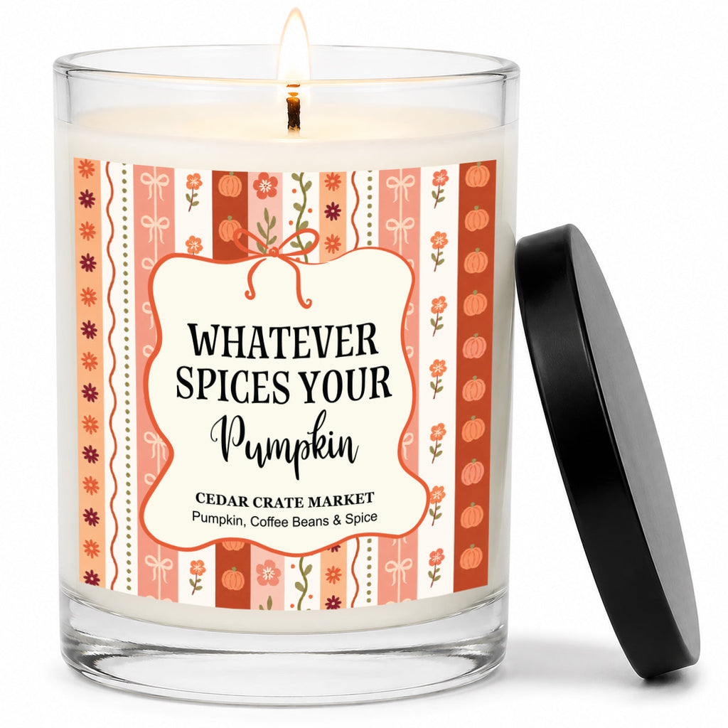 Whatever Spices Your Pumpkin – Pumpkin Spice Latte Soy Candle | 13.5 oz