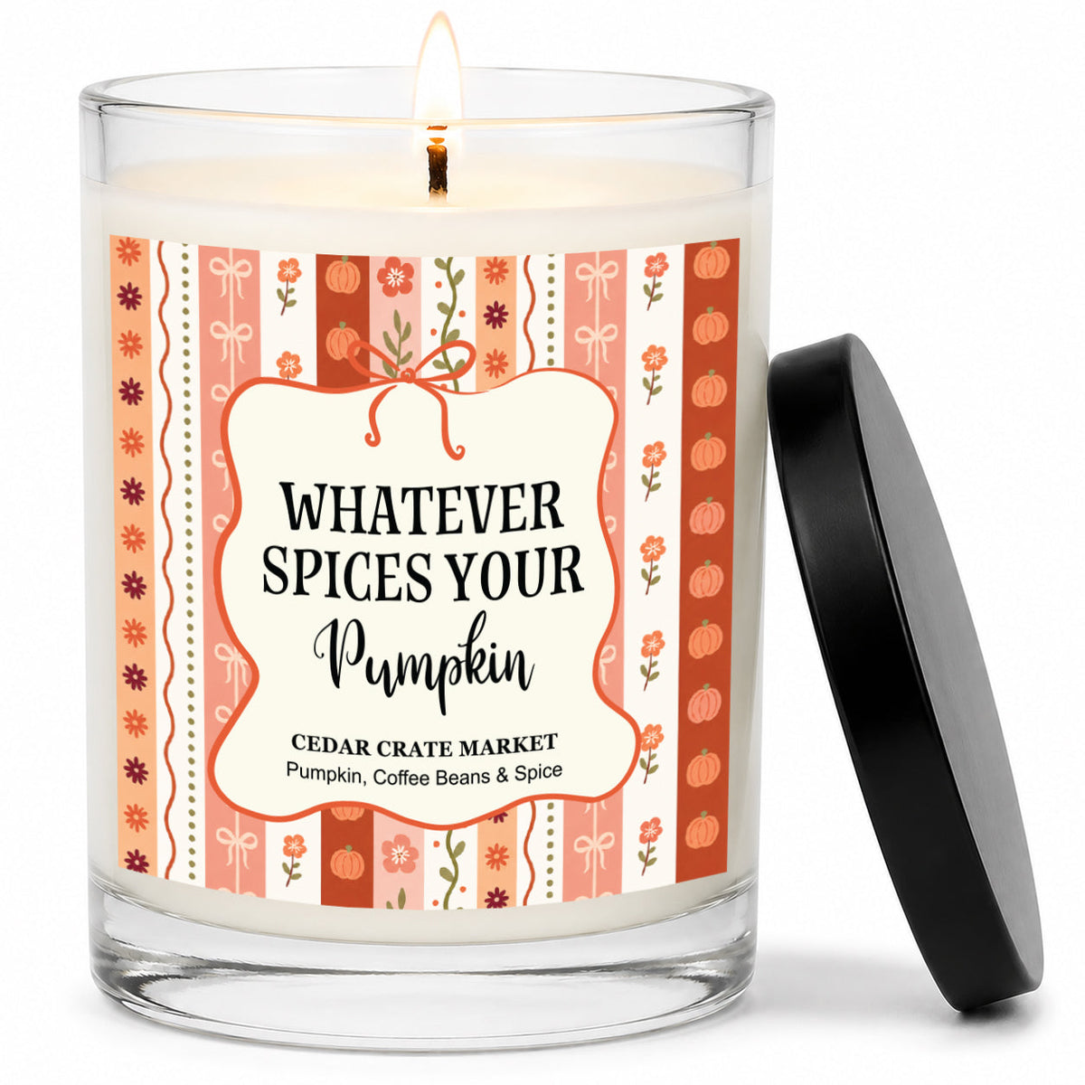 Whatever Spices Your Pumpkin – Pumpkin Spice Latte Soy Candle | 13.5 oz