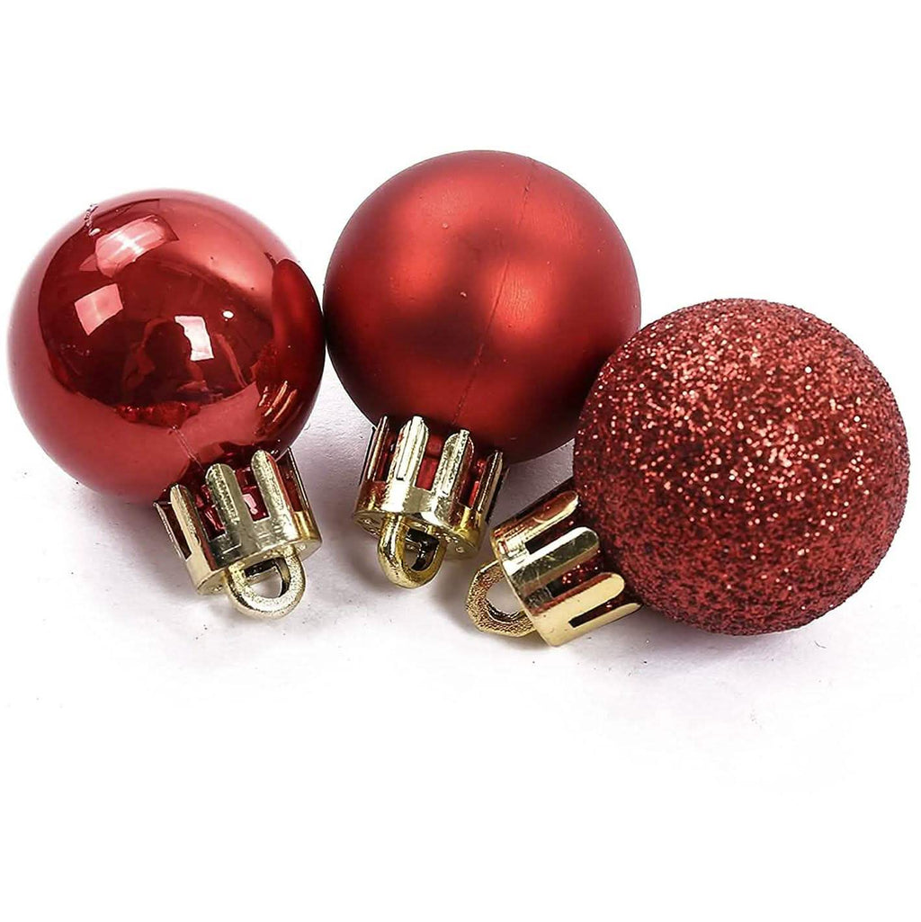 Sleigh All Day Silver & Ice Blue Christmas Ornament Collection – 30-Piece Holiday Tree Décor Set
