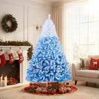 Winter Frost Pre-Lit Gradient Christmas Tree – Warm White LED Lights