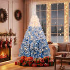 Winter Frost Pre-Lit Gradient Christmas Tree – Warm White LED Lights