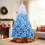 Winter Frost Pre-Lit Gradient Christmas Tree – Warm White LED Lights