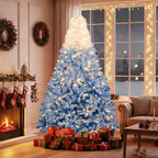 Winter Frost Pre-Lit Gradient Christmas Tree – Warm White LED Lights