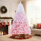 Blush Christmas Pre-Lit Pink Gradient Tree – Warm White LED Lights