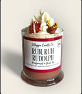 Run, Run Rudolph Luxury Scented Soy Dessert Candle – 12 oz.