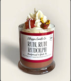 Run, Run Rudolph Luxury Scented Soy Dessert Candle – 12 oz.