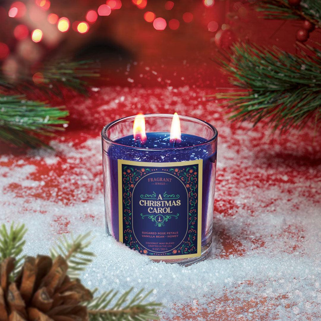 A Christmas Carol Hidden Ring Jewel Candle