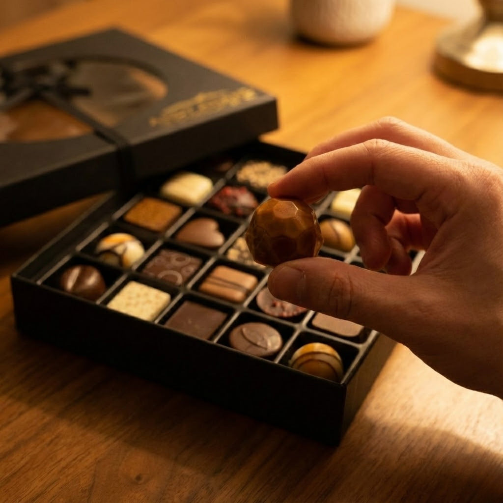 Luxury Belgian Chocolate Truffle Gift Box – 25 Piece