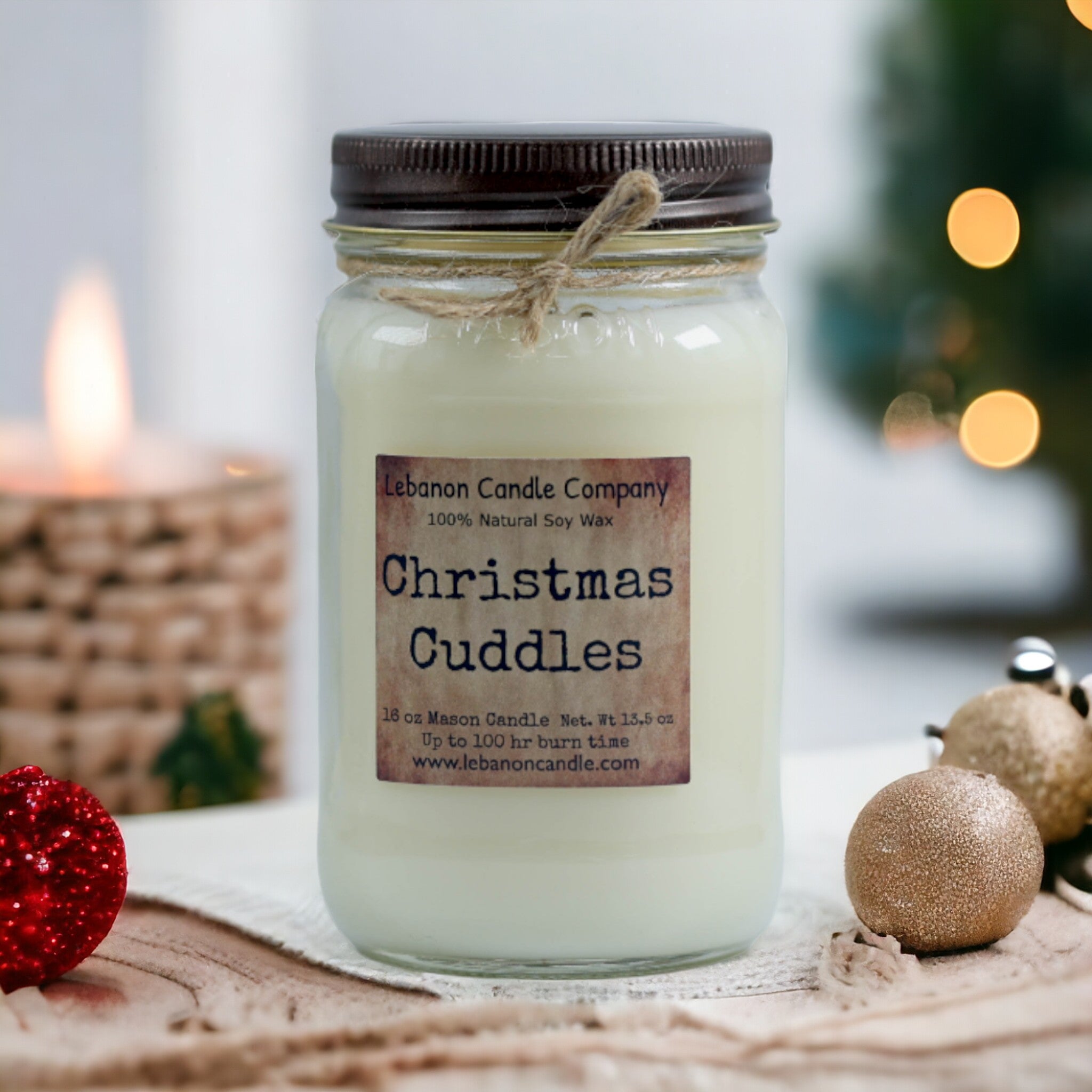 Christmas Cuddles Cozy Holiday Soy Candle | Sleigh All Day