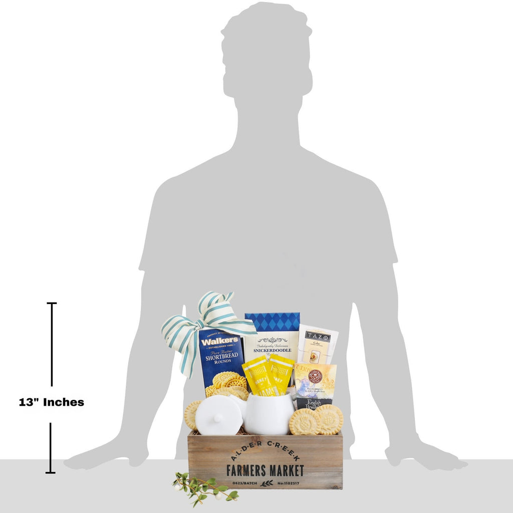 Garden Tea & Treats Gift Basket