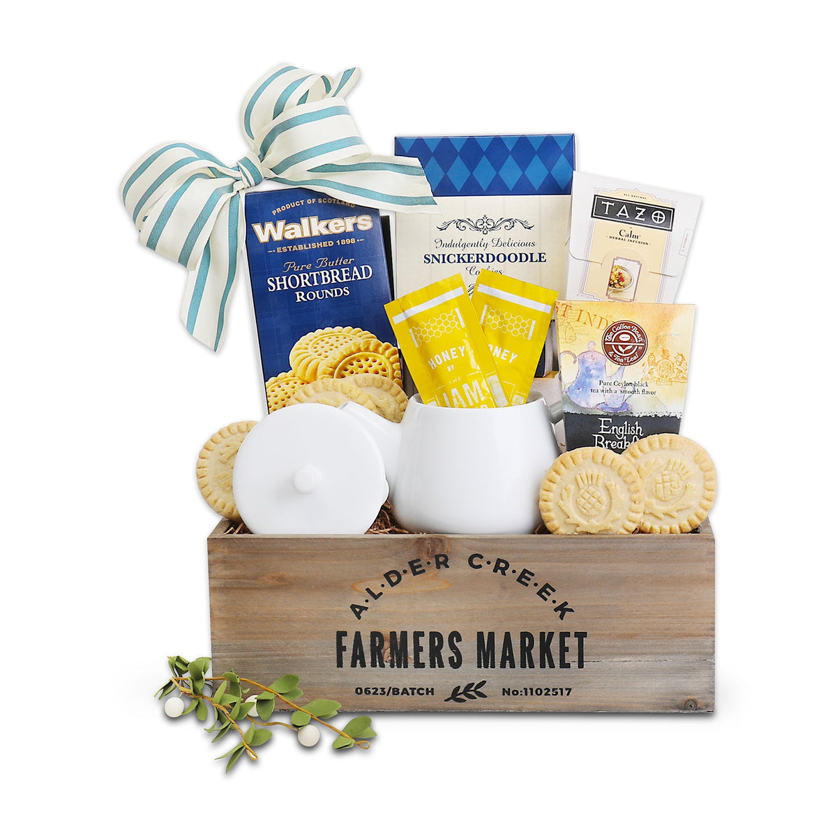 Garden Tea & Treats Gift Basket