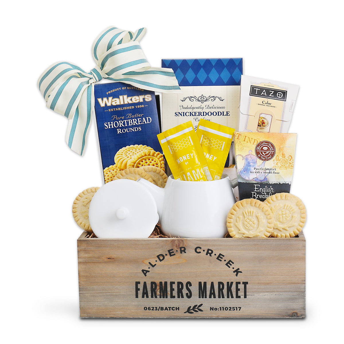 Garden Tea & Treats Gift Basket