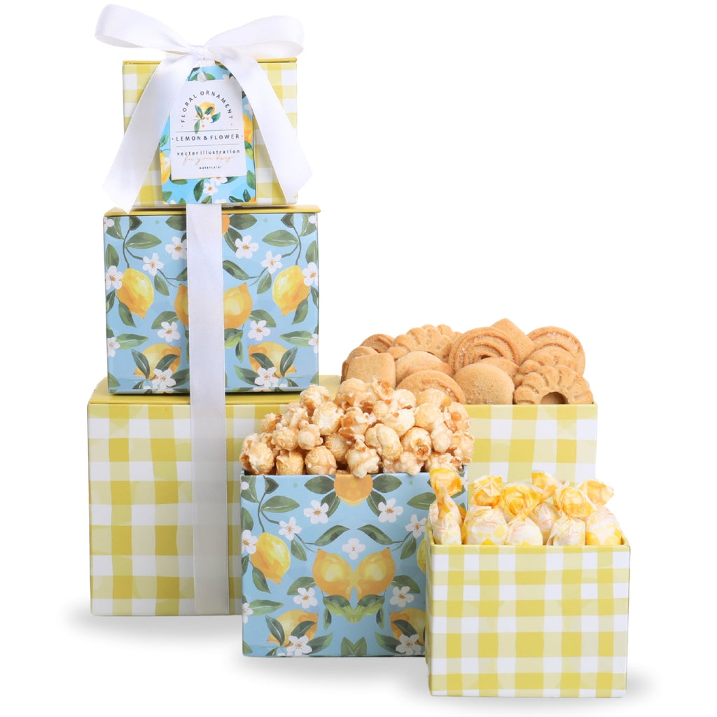 Lemon Twist Sweet Treat Gift Tower
