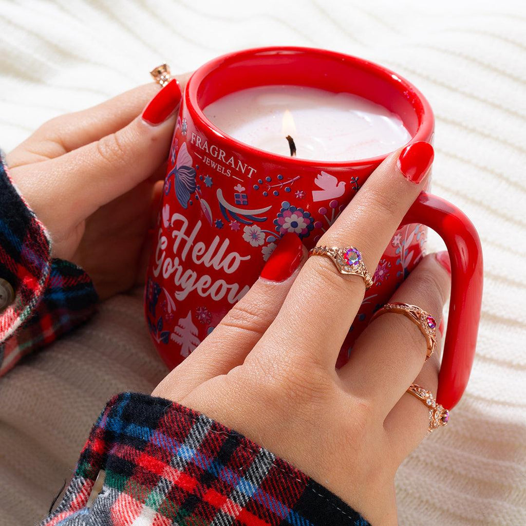 Peppermint Twist Mocha Mug + Surprise Jewel 💎🎄