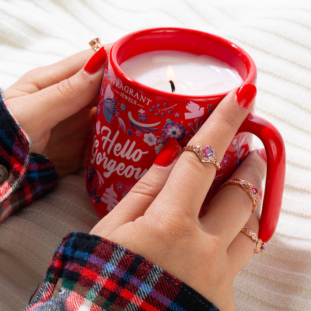 Peppermint Twist Mocha Mug + Surprise Jewel 💎🎄