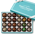 Andy Anand Artisan Dark Chocolate Truffles – 24 Piece Gift Box