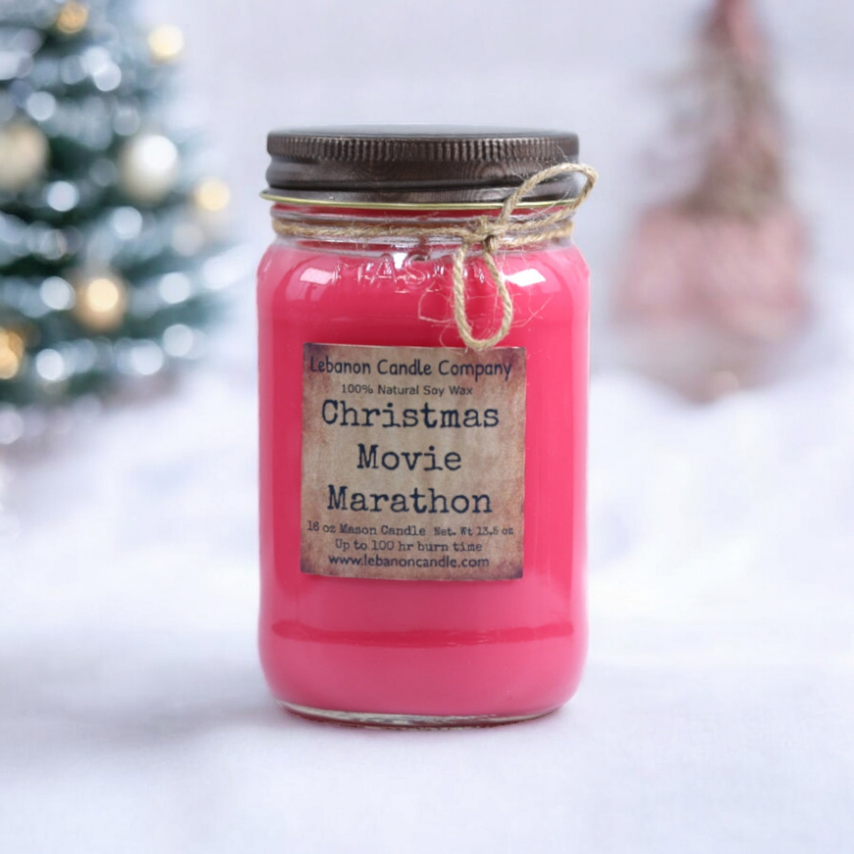 Christmas Movie Marathon Holiday Soy Candle | Sleigh All Day