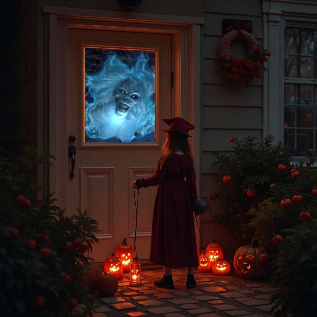 Spooky Halloween Hologram Projector Kit + 9' Projection Screen