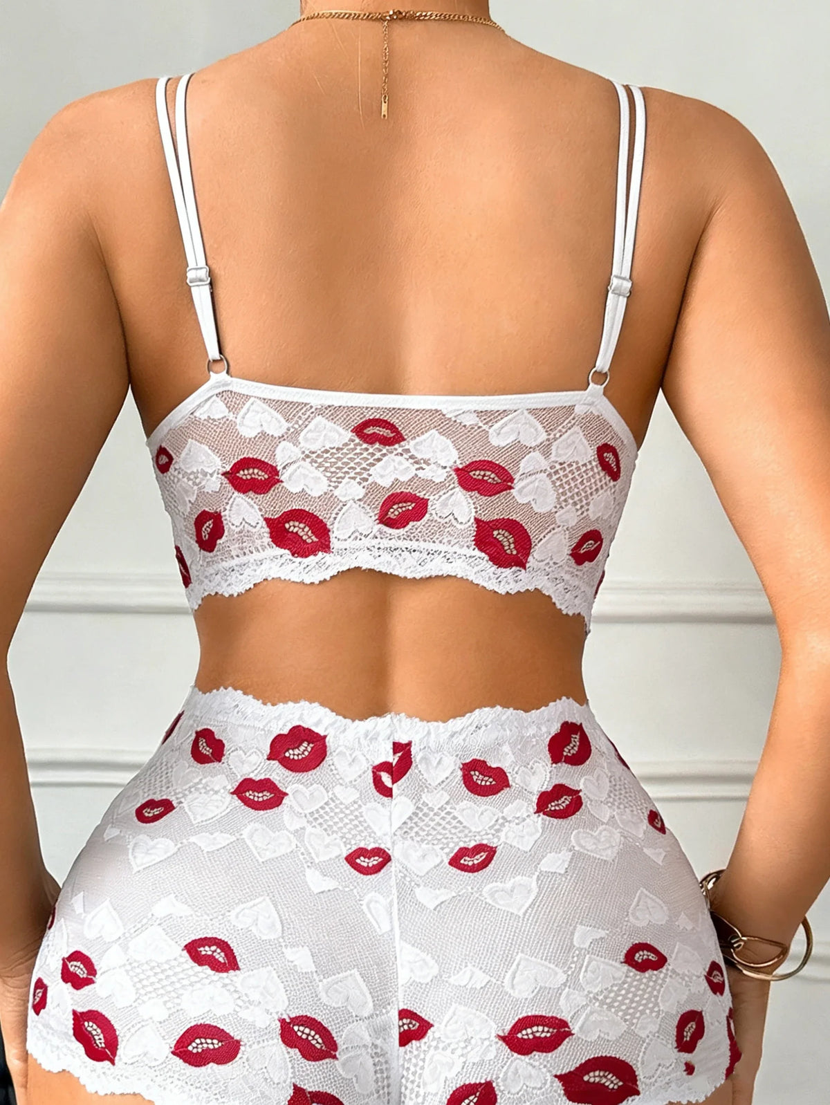 Kiss Me After Midnight Lace Lingerie Set