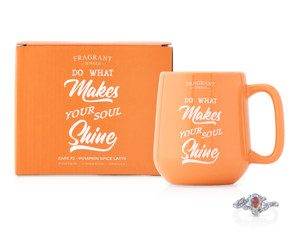 Pumpkin Spice Latte Hidden Ring Candle Mug