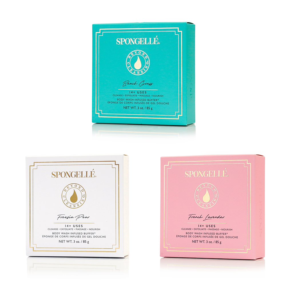 Spongellé® Fresh Boxed Flower Body Wash Buffer Gift Set