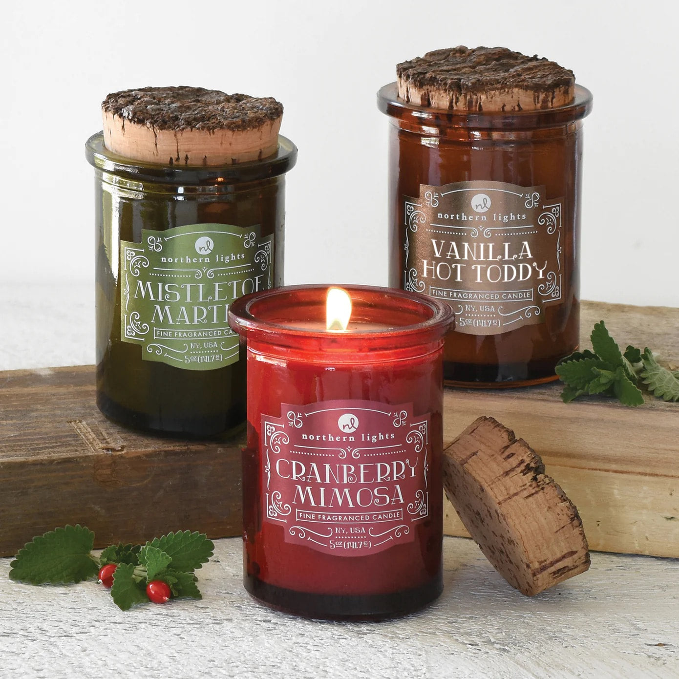 Seasonal Spirits Christmas Cocktail Candles