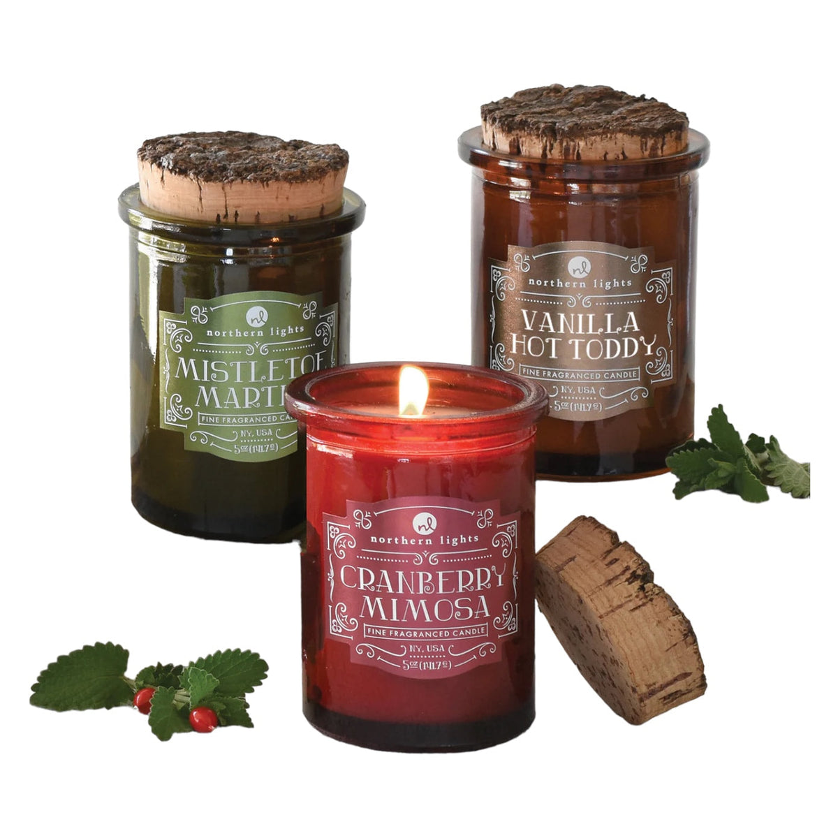 Seasonal Spirits Christmas Cocktail Candles