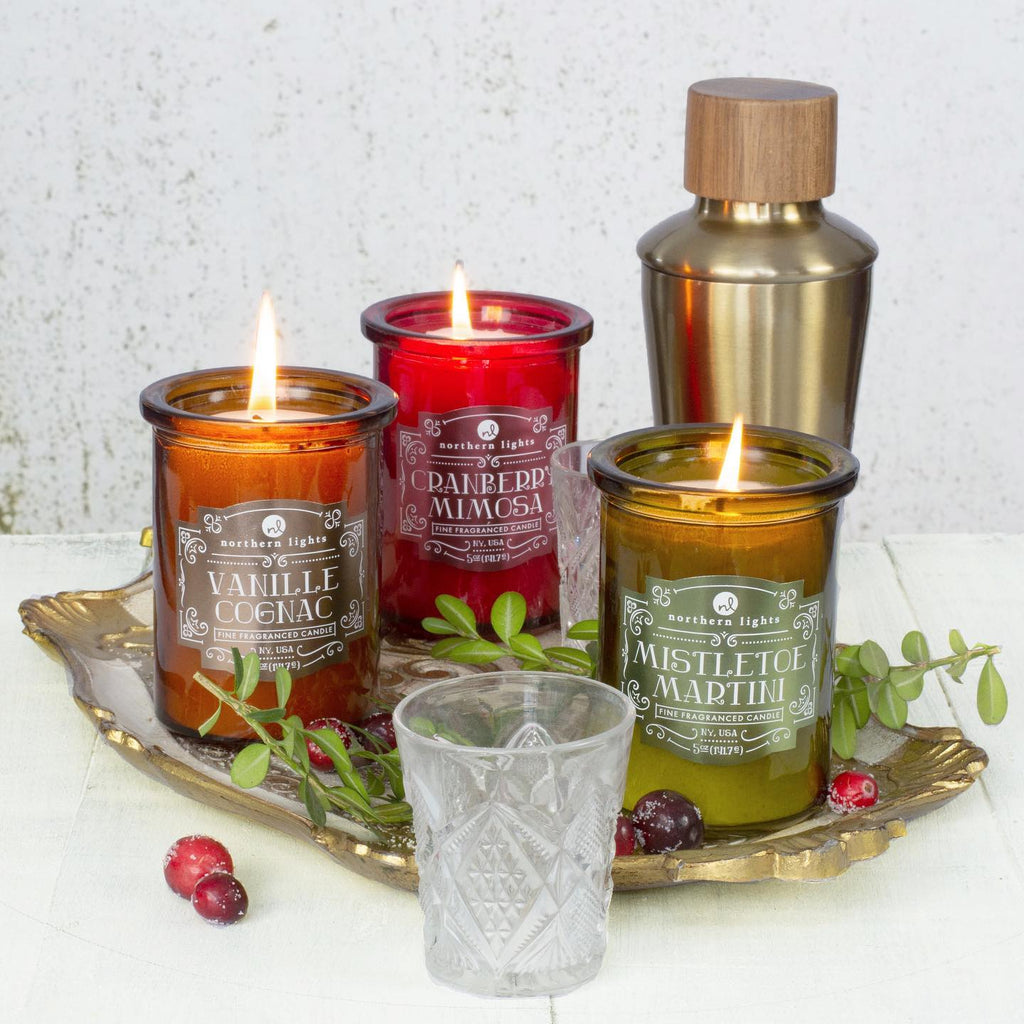Seasonal Spirits Christmas Cocktail Candles