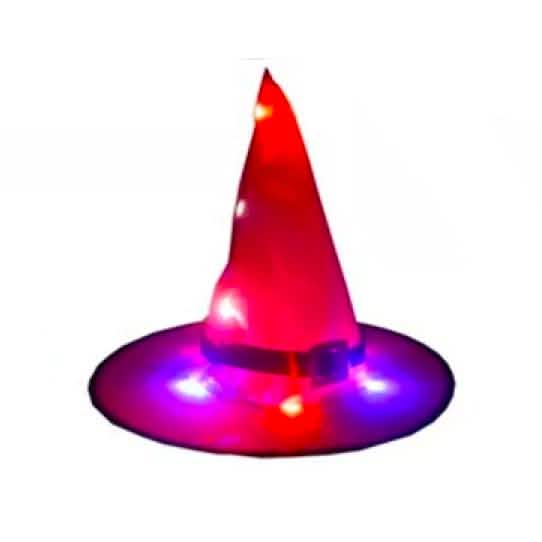 Glowing Witch Hat Halloween Lights – Hanging Indoor & Outdoor Décor