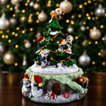 Animated Musical Penguin Christmas Tree – Rotating Jingle Bells Music Box