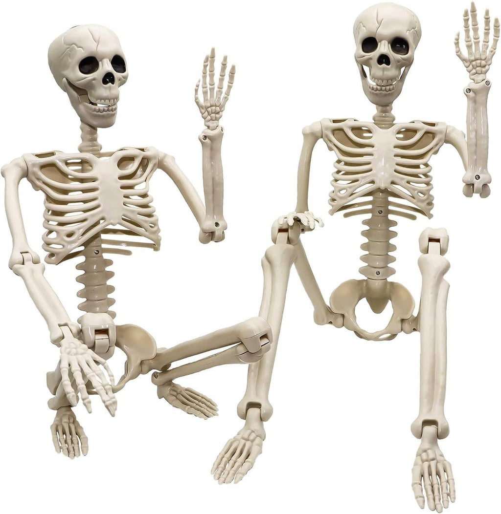 Bone Chilling 3' Poseable Skeleton Duo