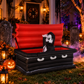 6-Foot Lighted Vampire Coffin Halloween Inflatable