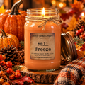 Fall Breeze Soy Candle | Cedar, Pine & Clove | 16.5 oz