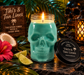 Tiki's & Tan Lines Tropical Skull Candle | 16.5 oz