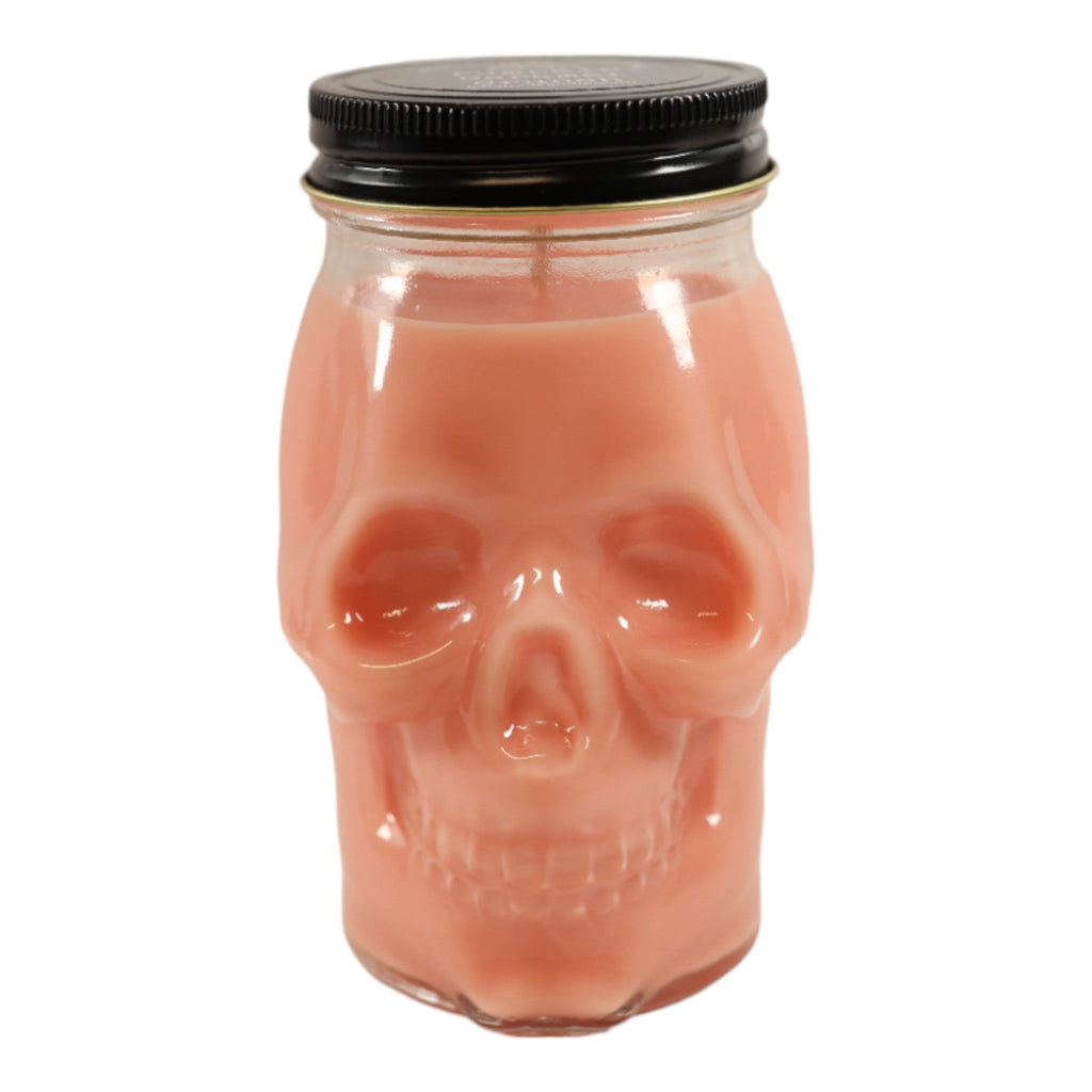 Pumpkin Caramel Crunch™ Premium Skull Candle | 16.5 oz