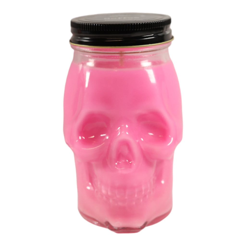 Hot Pink Coffee™ Premium Skull Candle | 16.5 oz