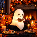 Ghost Reader Halloween Night Light