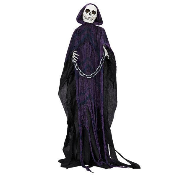 Grim Awakening 6' Sound-Activated Animatronic Reaper