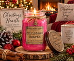 Christmas Hearth Candle
