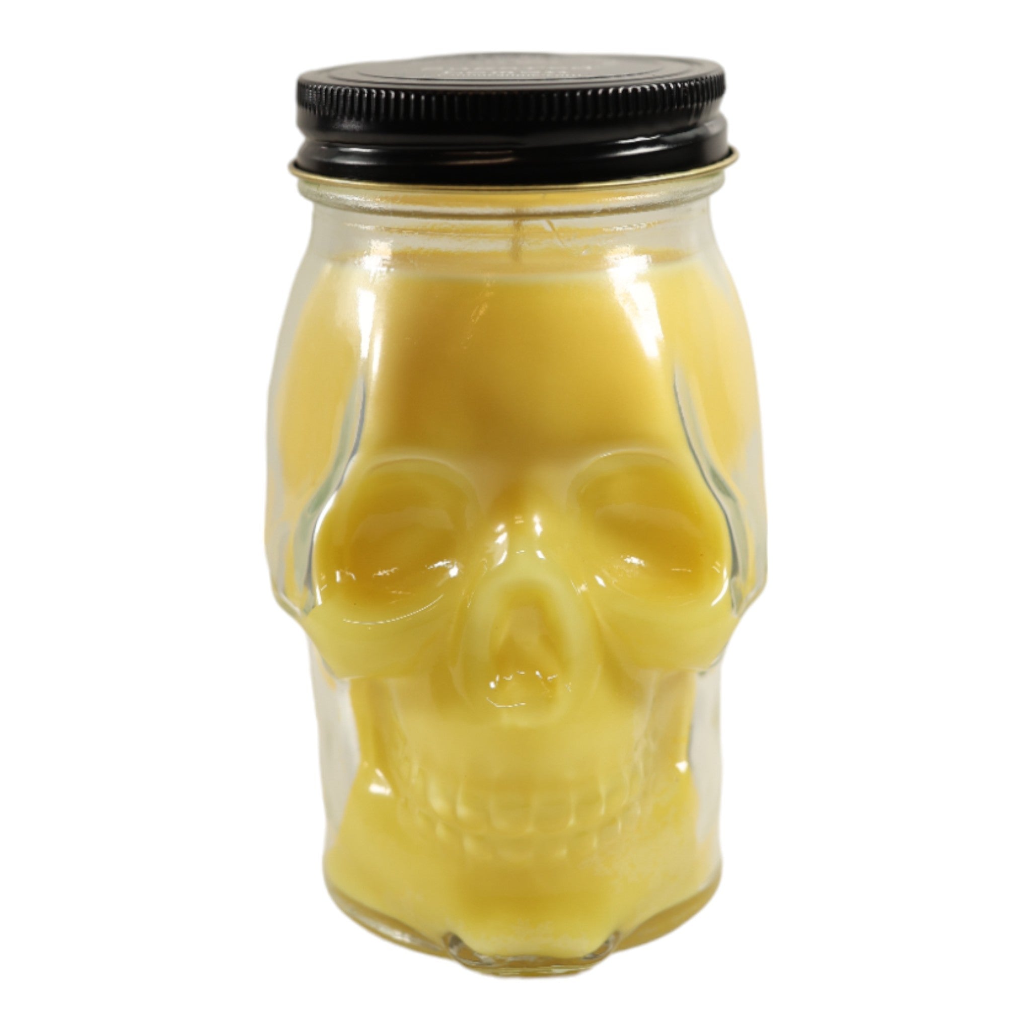 Sugared Lemon Premium Skull Candle | 16.5 oz