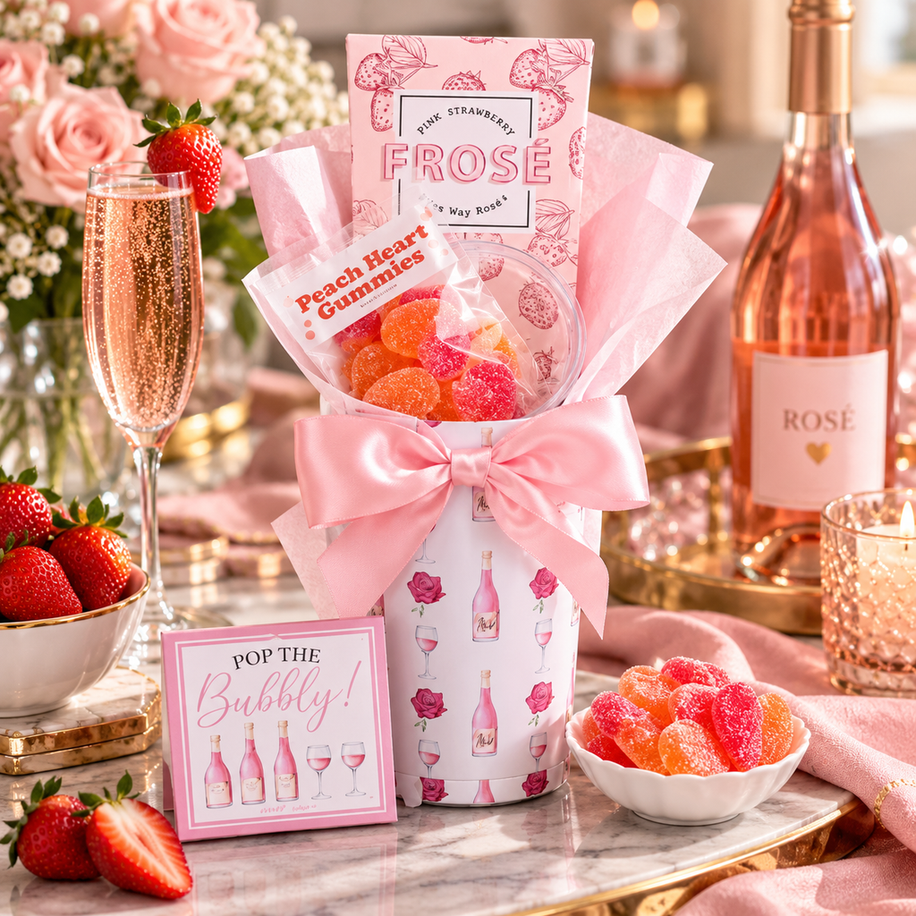 Pop the Bubbly Strawberry Frosé Tumbler Gift