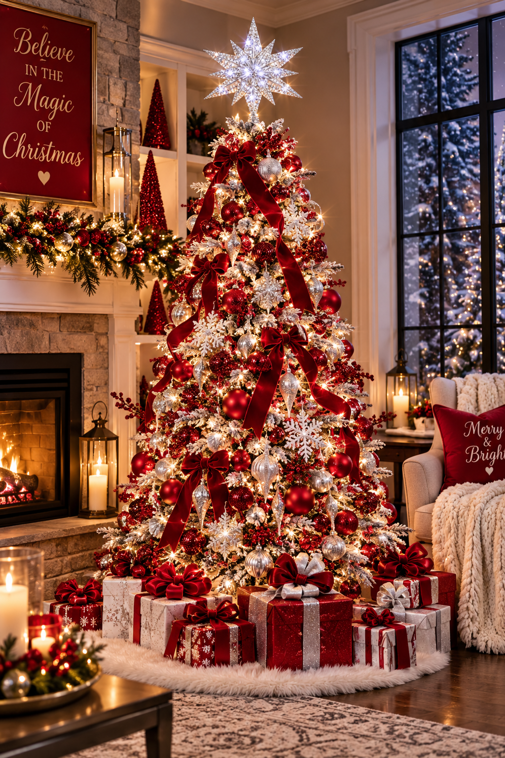 Starlight Luxe 3D LED Christmas Tree Topper