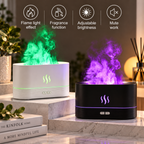 Fireside Glow 180mL Flame-Effect Aromatherapy Diffuser
