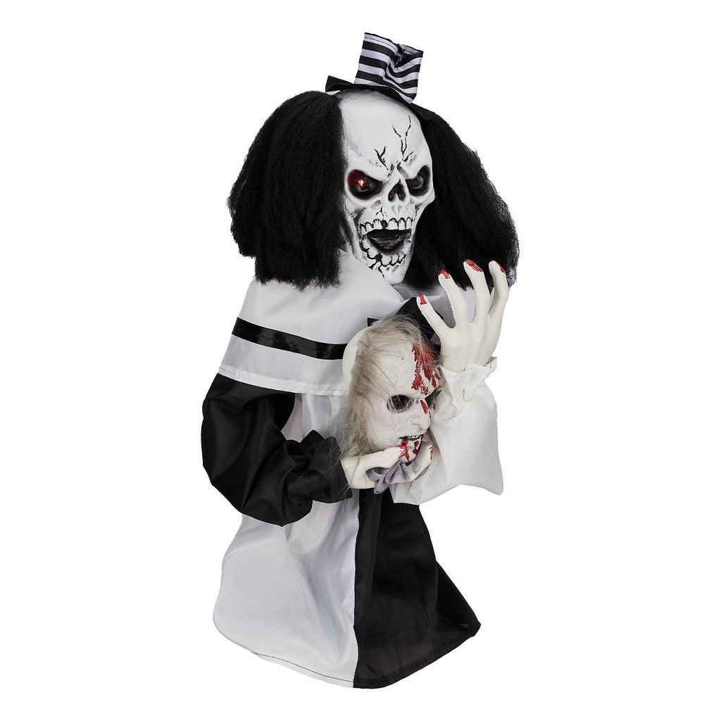 Nightmare Jester 1.8' Sound-Activated Halloween Clown