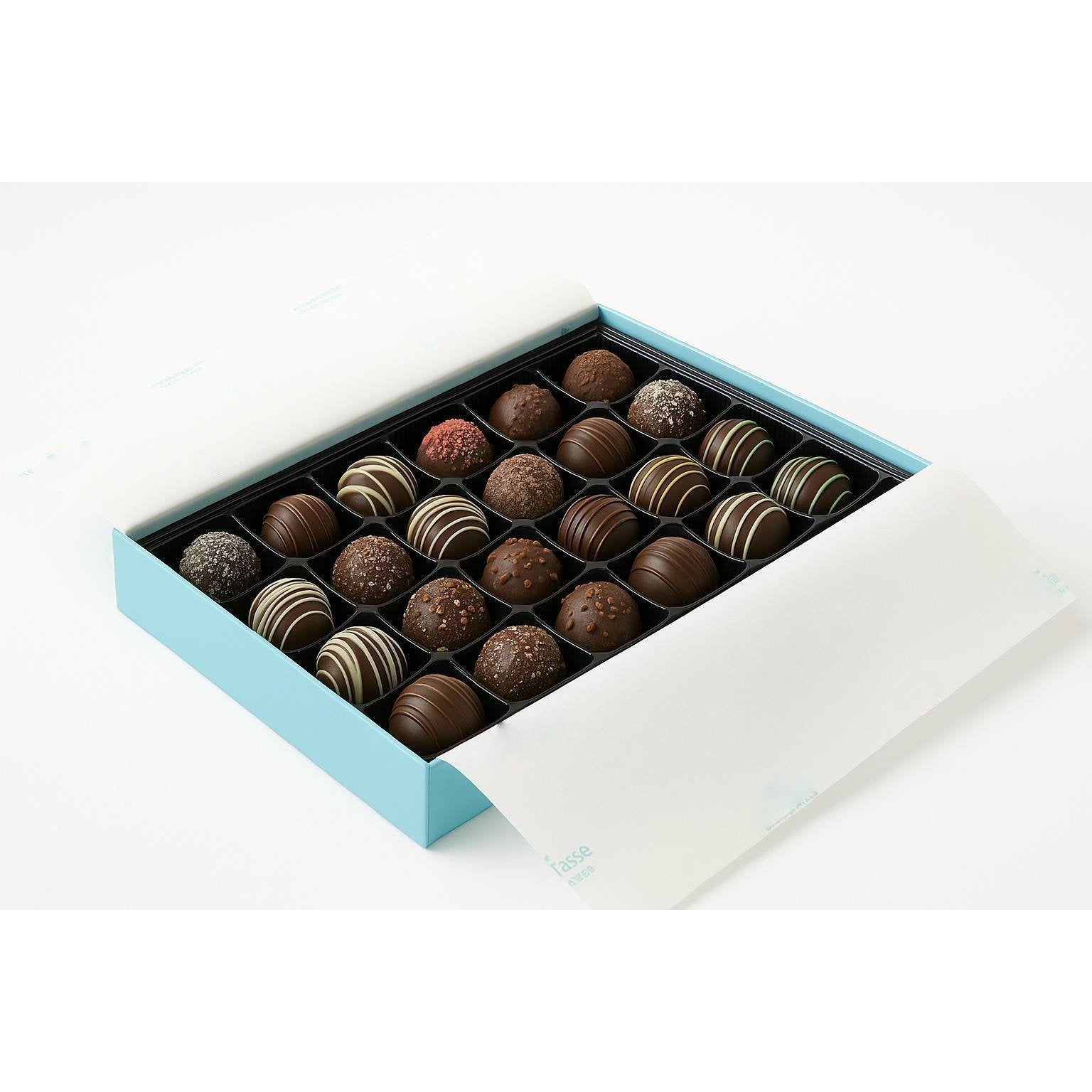 Andy Anand Artisan Dark Chocolate Truffles – 24 Piece Gift Box